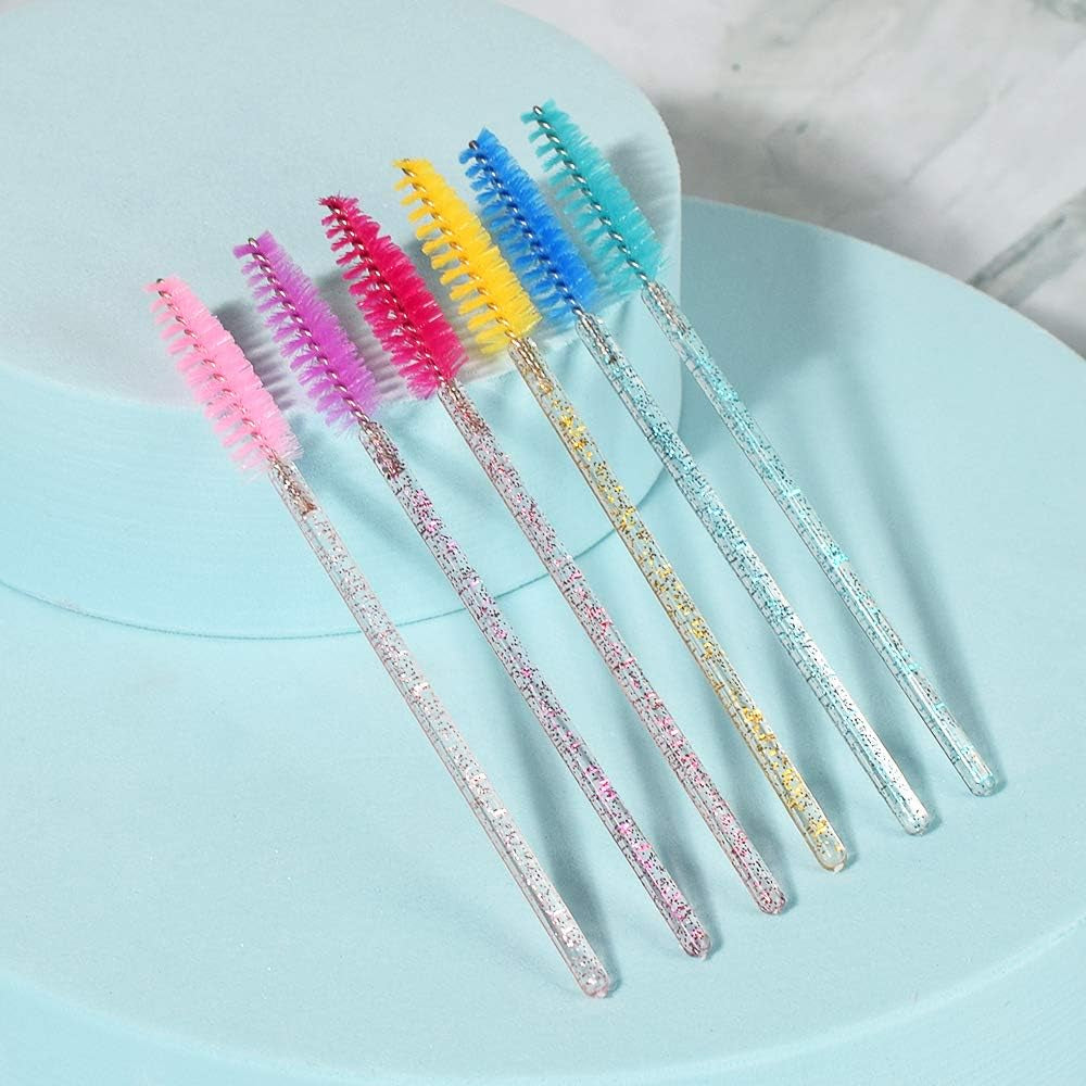 100 Piezas Desechables Cepillos De Pestañas De Varitas Rímel Kit Mascara Applikator Make-Up Applikatoren Kit De Maquillaje Pinceles Aplicadores Multicolor