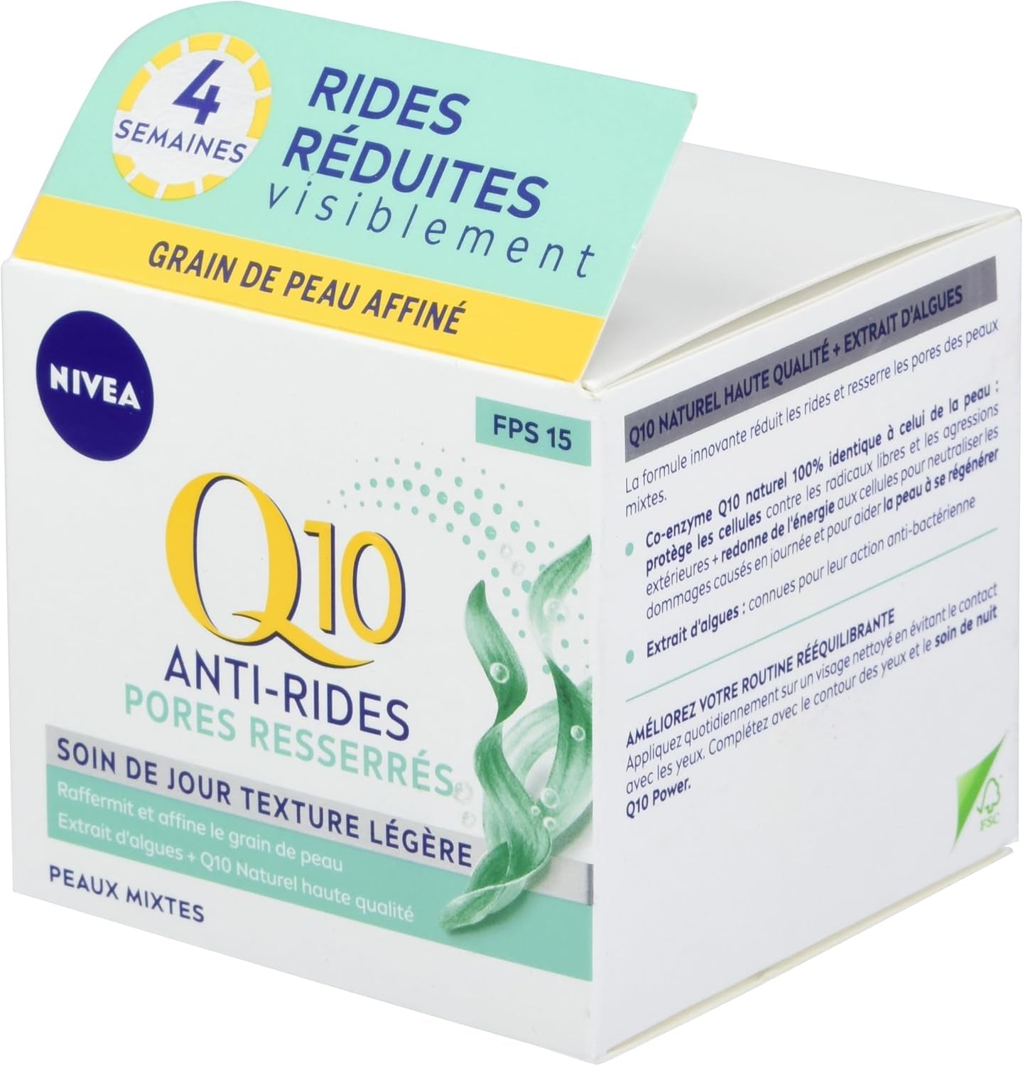 Nivea Q10 + Anti-Arrugas Crema De Día De Textura Ligera Normales Y Mixtas 50Ml