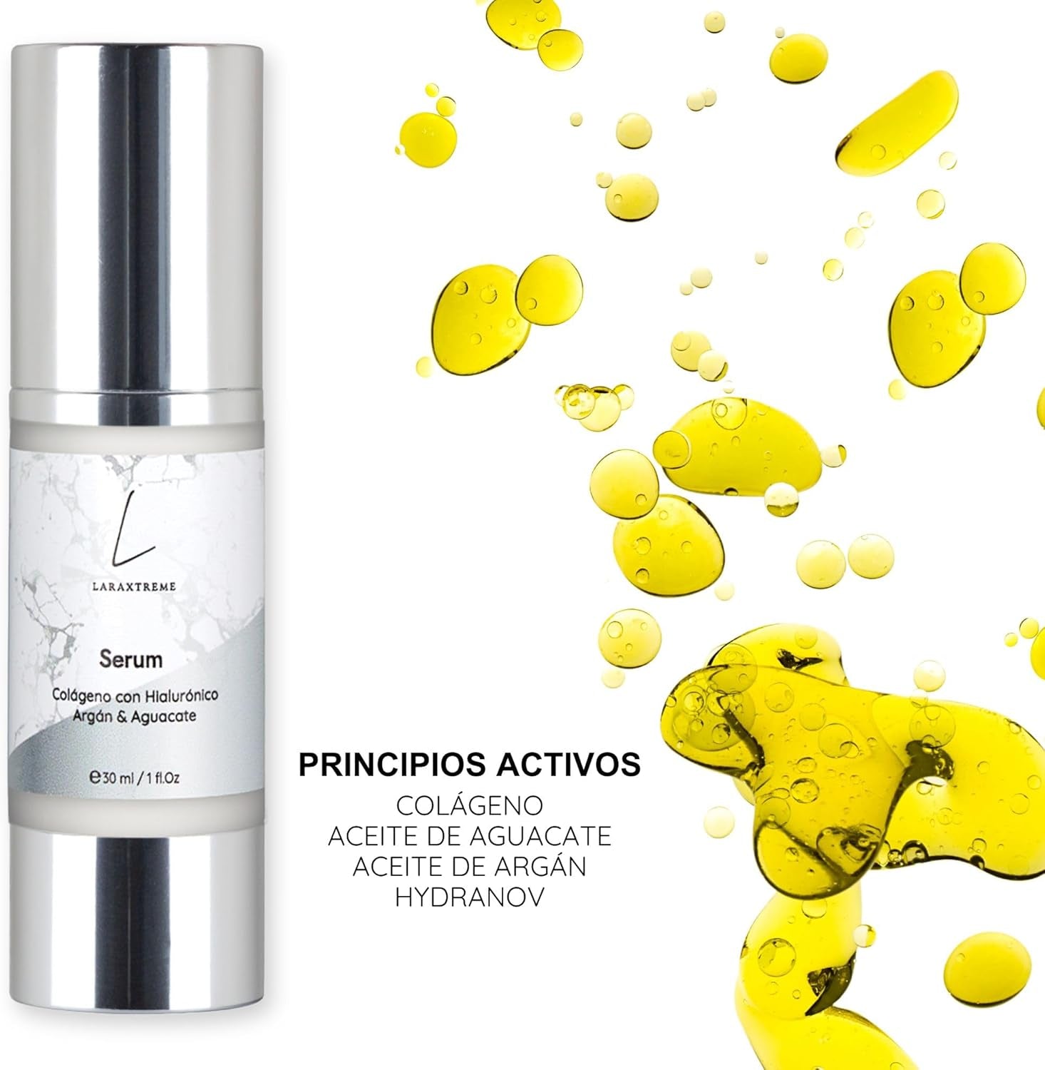 Serum Facial Con Acido Hialuronico Y Colageno - Hidratante, Antiarrugas Con Vitaminas K Y E | Acido Hialuronico Serum Facial Mujer - Serum Ácido Hialurónico Para Una Piel Radiante