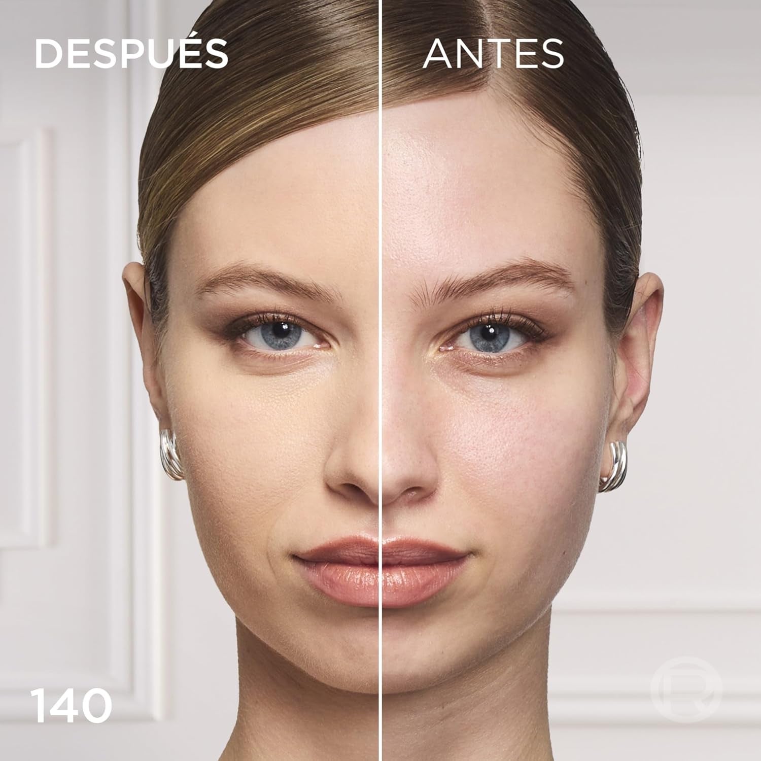 L'Oréal Paris Polvos Compactos Mate Infalible 24H, Larga Duración, Cobertura Media-Alta, Resistente Al Agua, Fórmula No Comedogénica, Tono: 140 Neutral, 50 G